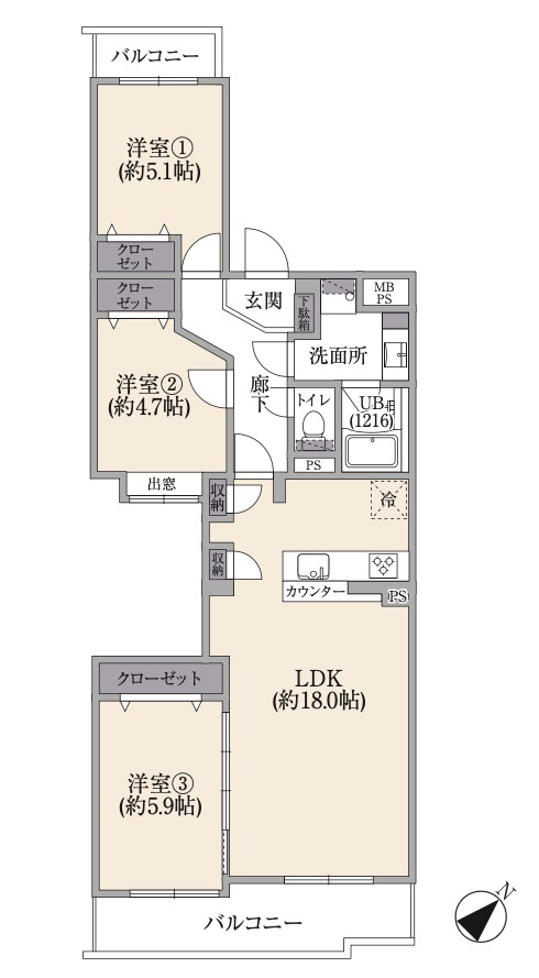 横浜市緑区白山２丁目の中古マンション