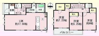 【間取り】 | 高槻市芝生町2丁目　新築戸建