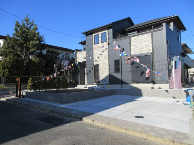 【仲介手数料無料】新築戸建　鳩山町楓ヶ丘4-18-2（全1棟）の前面道路含む現地写真