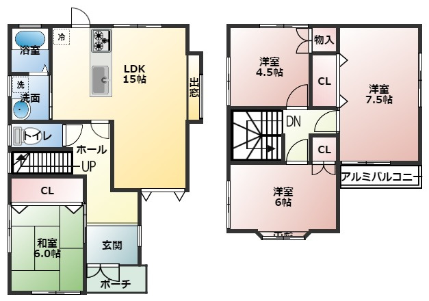 【間取り】 | 紀三井寺戸建