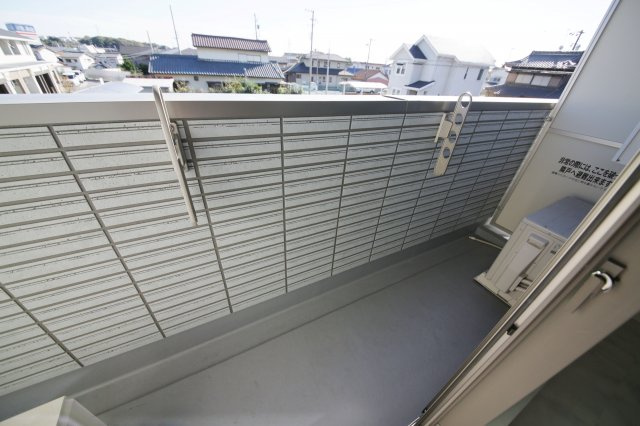 シャトレー福田地のバルコニー