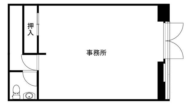 【間取り】 | プレジデント土師の里1階店舗