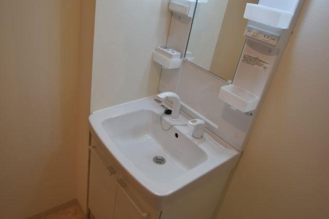 ＬＥＯ四拾八番館の洗面所|シャンプードレッサー付きです