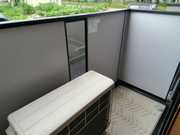 セジュールベリーのバルコニー