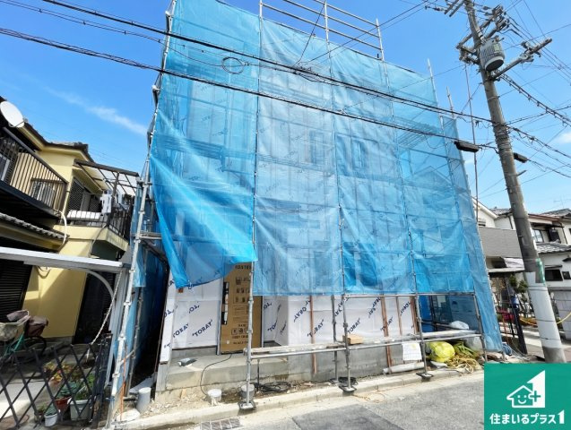 高槻市芝生町　新築一戸建ての外観|現在建築中！落ち着いた街並みで新生活を始めることが出来そう！周辺の物件も併せてご紹介させて頂きます！