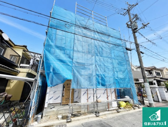 25(土)26(日)29(祝)現地説明会　高槻市芝生町　限定1邸の外観|現在の進捗状況です！順調に作業進行中、完成が待ち遠しいです！詳細の間取り等、お気軽にお問い合わせください！