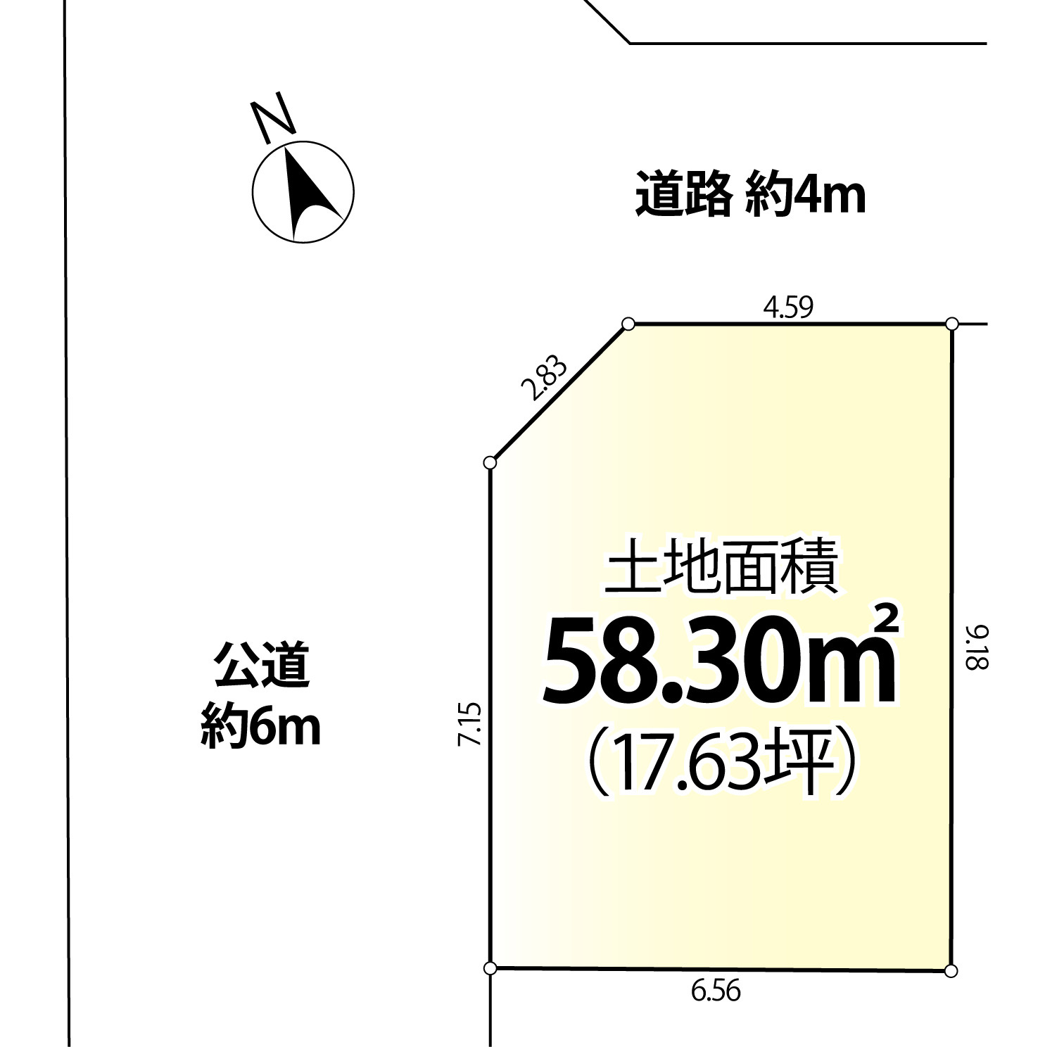 ＜LIBERi リーベリー＞板橋区徳丸4丁目　角地×生活快適エリア　建築条件付売地の土地図|北西角地♪開放的な限定1区画の誕生です♪