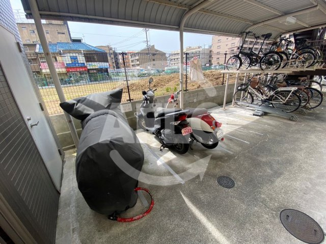 フレシュール我孫子のその他共用部分|フレシュール我孫子　バイク置き場