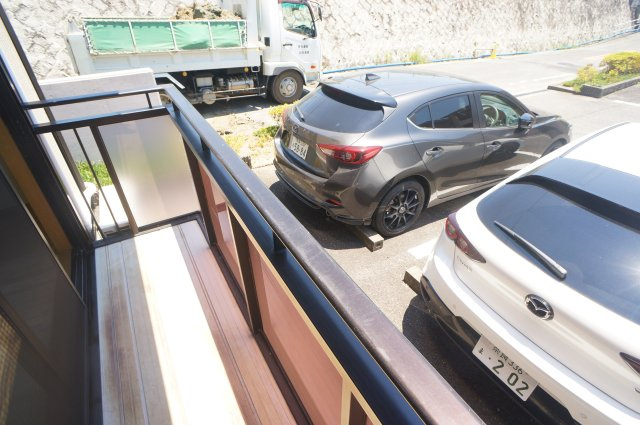 エステートピア学園前Ｂのバルコニー