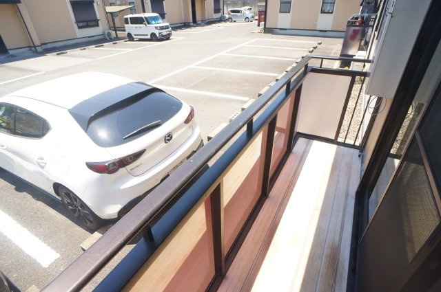 エステートピア学園前Ｂのバルコニー