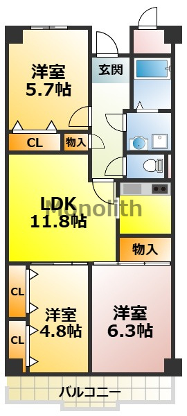 プルミエールI.Kの間取り