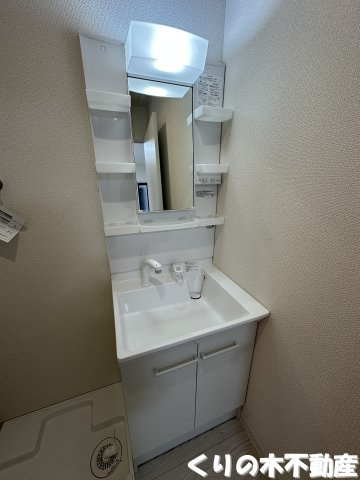 【洗面所】 | ルミウス延喜A棟 | 脱衣スペースもあります