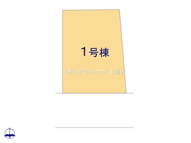 上尾市小泉3丁目　新築戸建　ブルーミング01の区画図