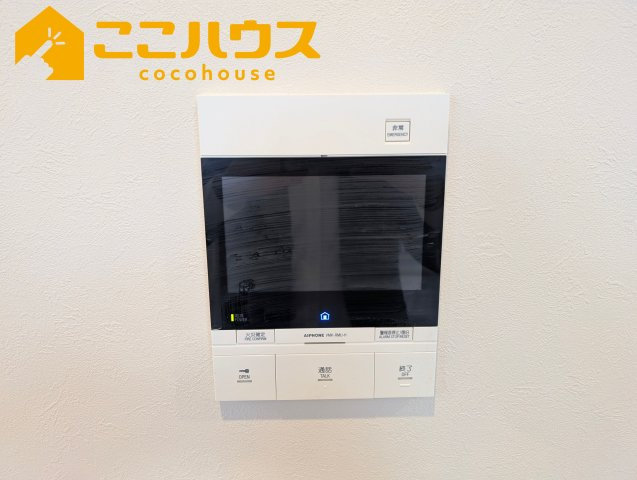 ミオビエント豊崎の防犯設備|録画機能付きTVインターホン