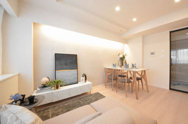 クレッセント麻布Ⅱの居間・リビング|2025年12月6日イメージ家具設置