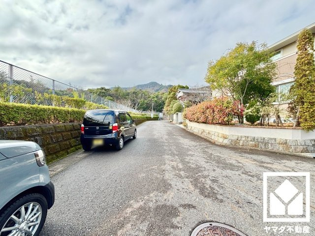 大津市鶴の里　1期　1号地の前面道路含む現地写真|12月20日　現地写真更新