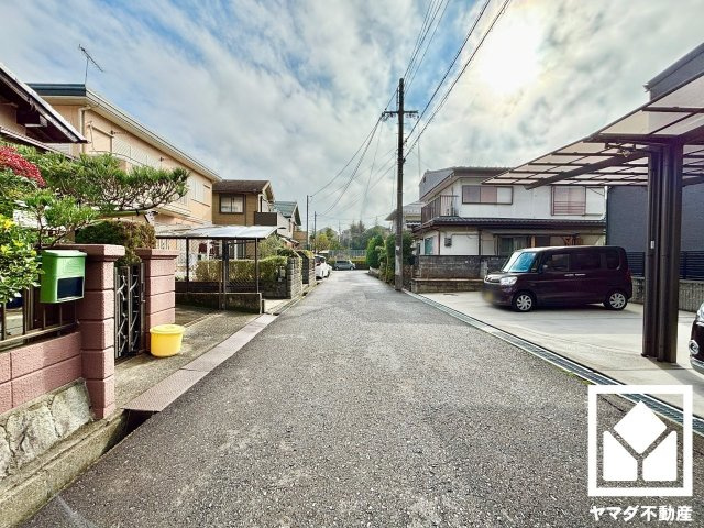 大津市鶴の里　1期　1号地の前面道路含む現地写真|12月20日　現地写真更新