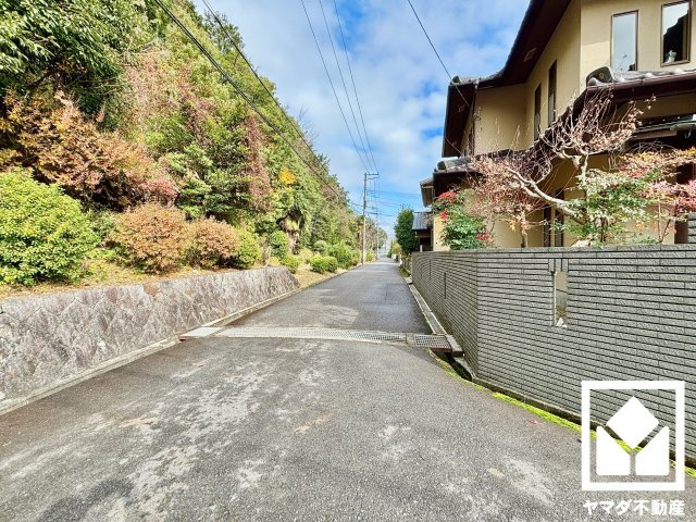 大津市鶴の里　1期　1号地の前面道路含む現地写真|12月20日　現地写真更新