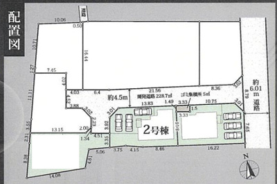 【区画図】 | 海老名市本郷 新築戸建て 全5棟【仲介手数料無料】 | 【仲介手数料無料でご紹介可能です】大樹不動産
