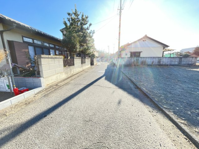 新築戸建・新築建売　桐生市相生町第18　相生小・相生中の前面道路含む現地写真