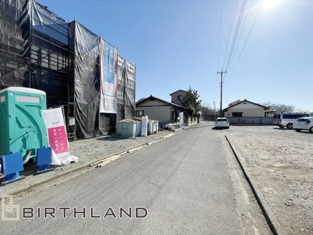 新築戸建・新築建売　桐生市相生町第18　相生小・相生中の前面道路含む現地写真