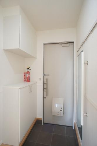 グリーンセント　E棟の玄関