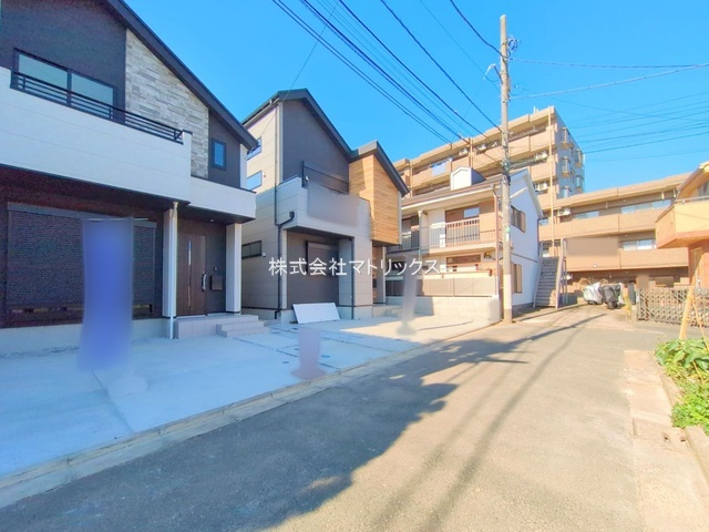 練馬区下石神井4丁目　駅近×土地31坪超　ZEH水準住宅　全2棟の前面道路含む現地写真