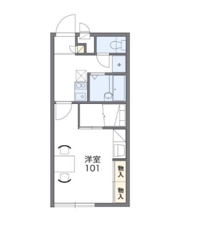 レオパレス伊吹Ⅱの間取り
