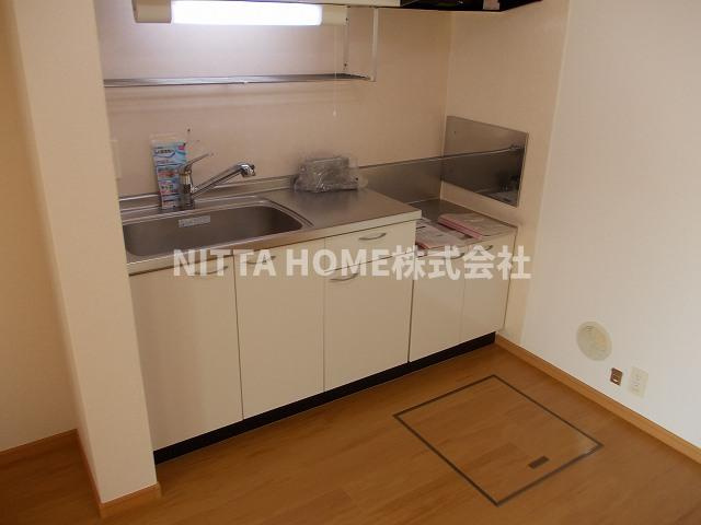 クライネ　タックのキッチン|ガスコンロ設置可能です〇