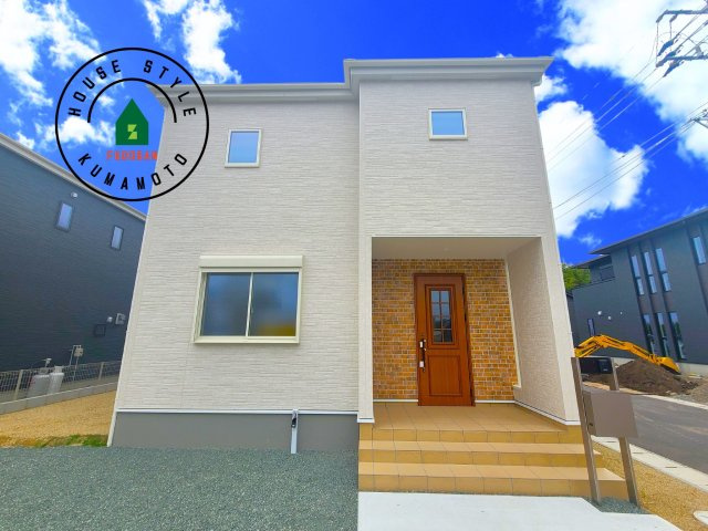 上益城郡御船町小坂第2-2棟（1号棟）の外観：施工例|デザイン性のある外観です。