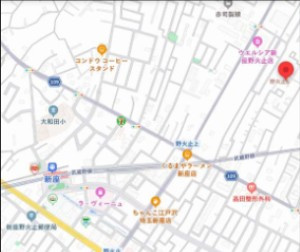 MELDIA新座Ⅱの地図