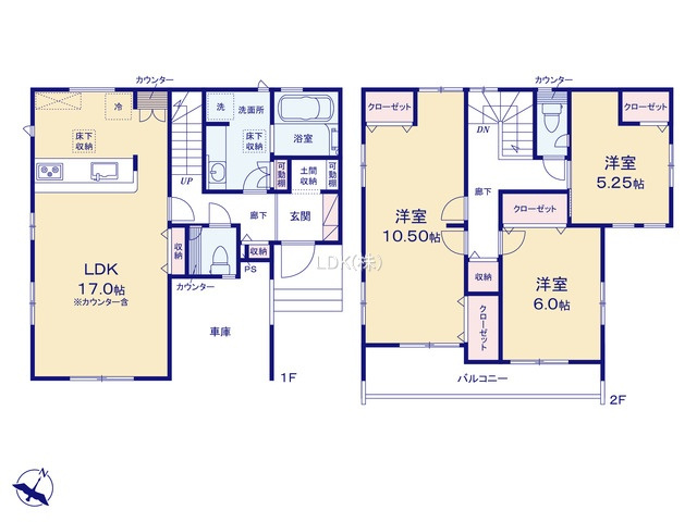【間取り】 | 新築戸建／ふじみ野市川崎２丁目（全6棟）