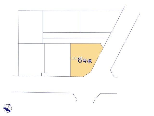 【区画図】 | 新築戸建／ふじみ野市川崎２丁目（全6棟）