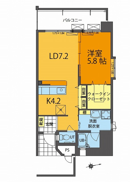 グレンディールコート西町の間取り