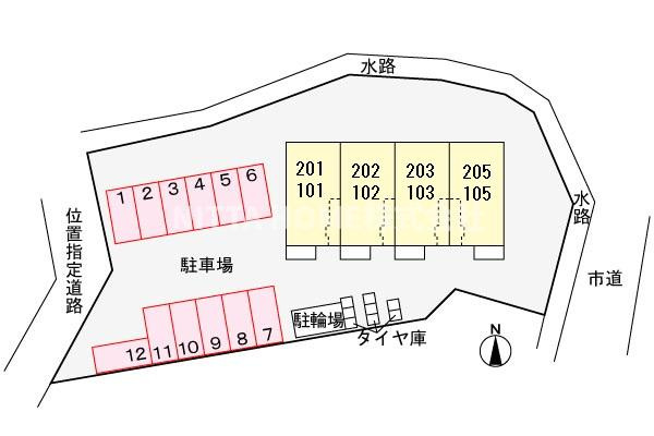 プレシャスローズの区画図