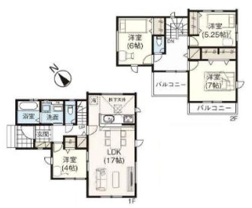 久喜市久喜東10期　GRAFARE　DESIGN　新築戸建　全13棟　1号棟の画像