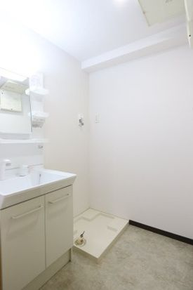 ラ・メゾン輝の洗面所|忙しい朝には欠かせない洗面所です