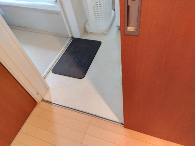 売中古戸建　富士市比奈のランドリースペース|段差がないのでお子様からお年寄りまで安心して使う事が出来ます。