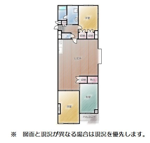 サンコーポ松岡　富士市松岡の間取り|間取りです。