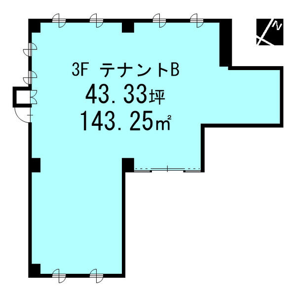 グランウエスト山手【　店舗系おすすめ　】の間取り