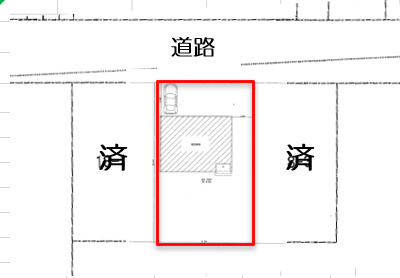 中古戸建　浜松市中央区三幸町　の地図