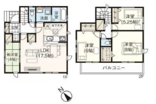 久喜市久喜東10期　GRAFARE　DESIGN　新築戸建　全13棟　2号棟の画像