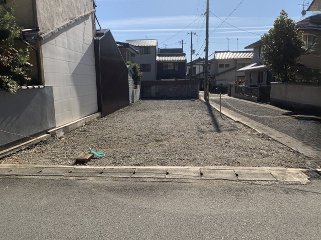 京都市北区上賀茂北大路町　建築条件無し売土地の外観