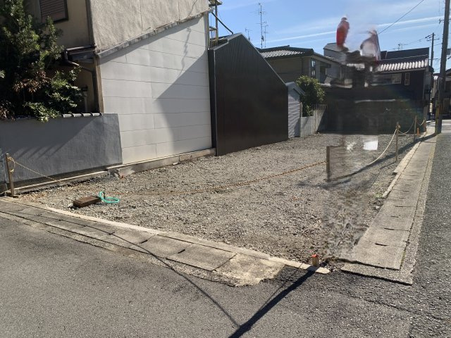 京都市北区上賀茂北大路町　建築条件無し売土地の外観