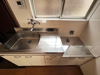 コンパクトなキッチンで掃除もラクラク