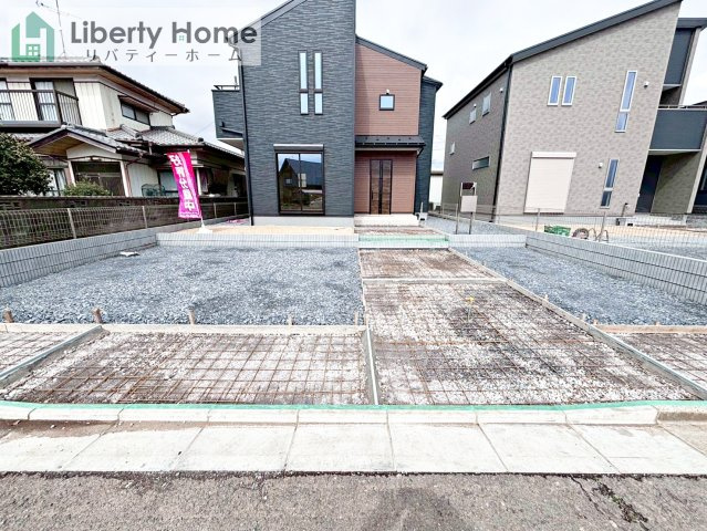 小美玉市希望ケ丘1期　新築戸建　1号棟の駐車場