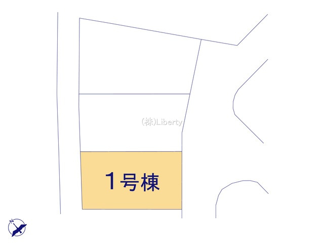 小美玉市希望ケ丘1期　新築戸建　1号棟の区画図