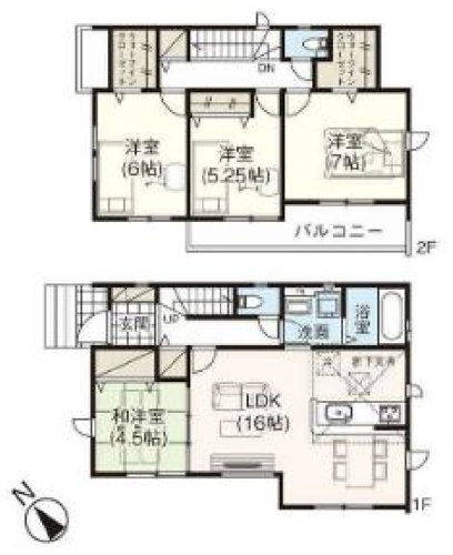 久喜市久喜東10期　GRAFARE　DESIGN　新築戸建　全13棟　4号棟の画像