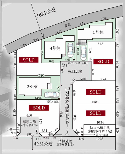 新築/朝霞市膝折町16期　全8棟の地図