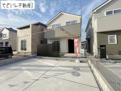 【外観】 | LIGNAGE久喜市伊坂南24-1期  新築住宅 | ≪7号棟≫
現地(2026年4月撮影)
